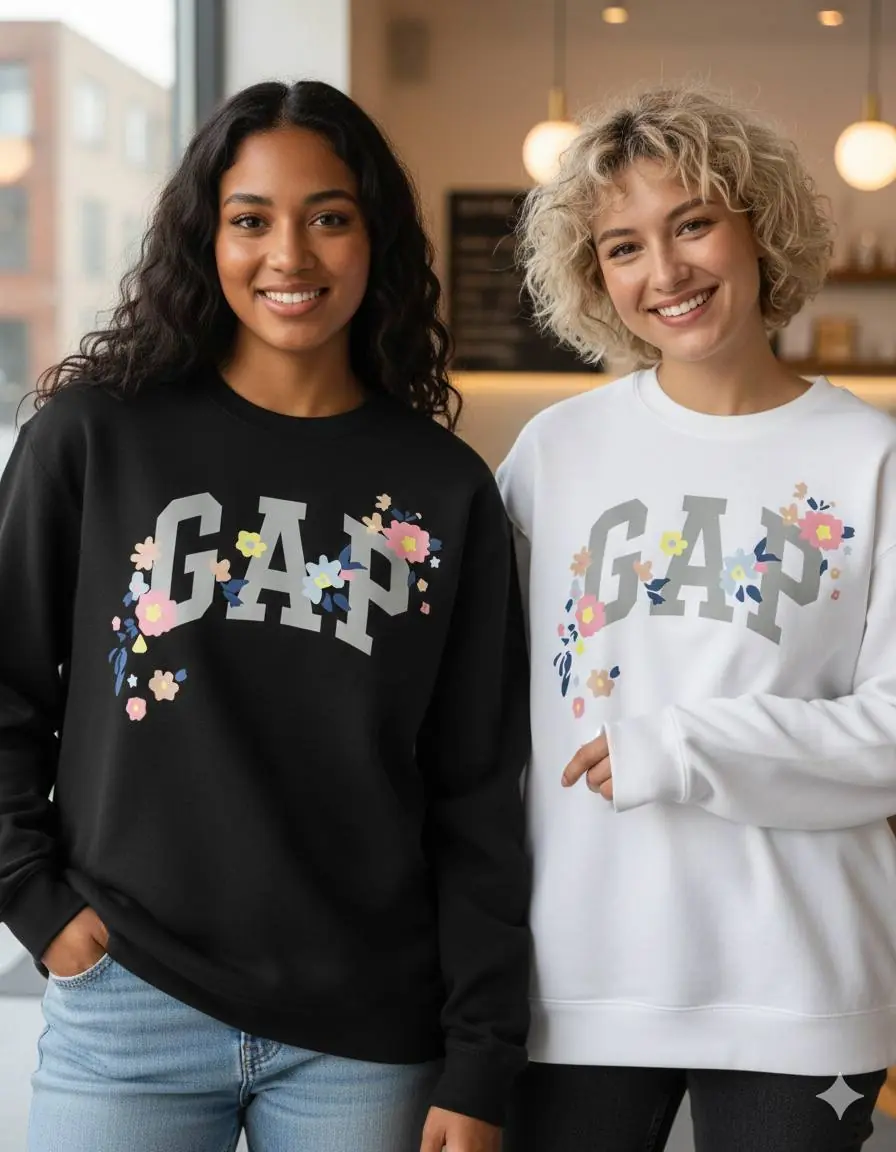 Çiçek Detay Sweatshirt 3
